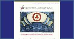 Desktop Screenshot of centerforpeacethroughculture.org