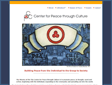 Tablet Screenshot of centerforpeacethroughculture.org